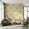 Pastel Floral Motif Kids Room Wallpaper 7