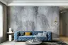 Textured Grey Abstract Cloud Wall Mural 8