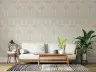 Elegant Cream Abstract Geometric Pattern Wallpaper 6
