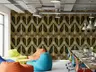 Vintage Art Deco Geometric Pattern Wallpaper 8