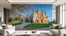 Historic European Abbey Landscape Wall Mural 8