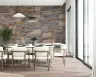 Realistic Rustic Stacked Stone Effect Wall Mural 6