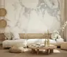 Elegant White Marble Texture Wall Mural 8