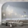 Soft Bokeh Lights Modern Wall Mural 6
