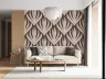 Art Deco Botanical Motif Pattern Wallpaper 8