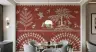 Warli Folk Art Terracotta Village Life Wall Mural 6