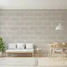 Textured Beige Brick Pattern Wall Mural 8