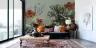 Vintage Etched Goldfish and Coral Reef Wall Mural 7
