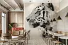 Contemporary Ink Splatter Tiger Wall Mural 6