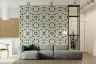 Olive Green Geometric Triangle Wallpaper 8