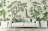 Whimsical Jungle Animal Kingdom Wall Mural 8
