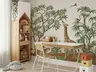 Whimsical Jungle Animal Kingdom Wall Mural 6