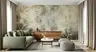 Abstract Textured Palm Leaf Wall Mural 8