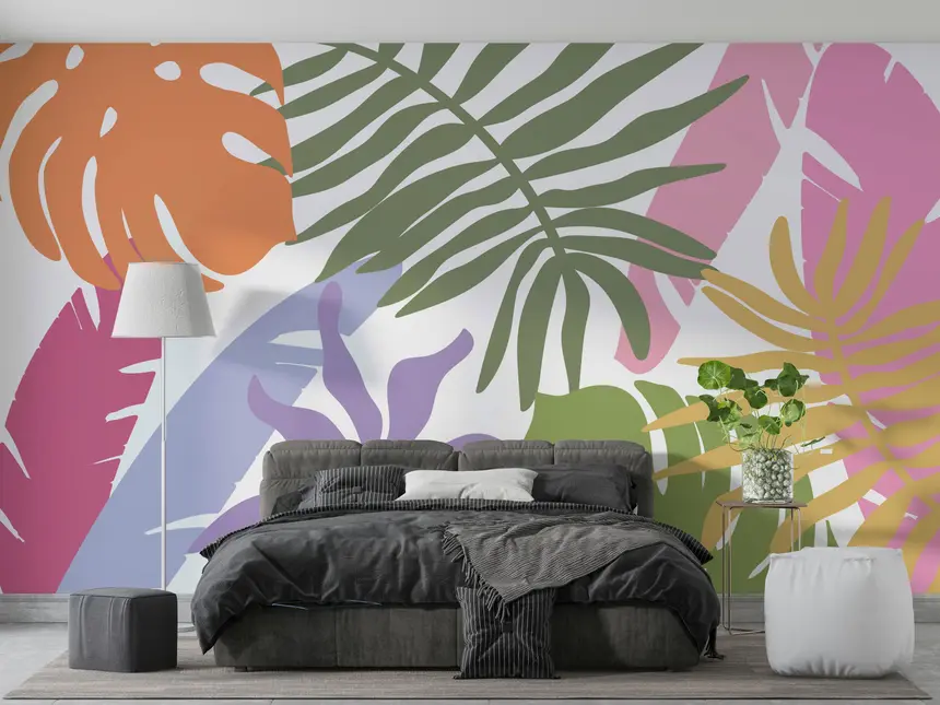 Tropical Bloom Wall Mural