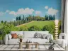 Vibrant Tuscan Hillside Landscape Wall Mural 8