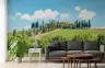 Vibrant Tuscan Hillside Landscape Wall Mural 6