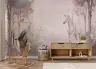 Enchanted Unicorn Forest Watercolor Wall Mural 8