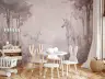 Enchanted Unicorn Forest Watercolor Wall Mural 6