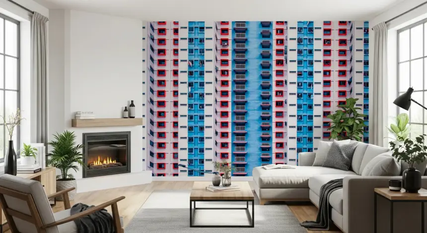 Urban Gridlock Wall Mural