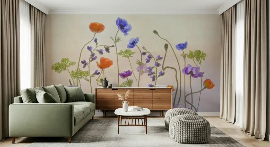 Bloom Hues Wall Mural -1876358