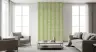 Delicate Green Floral Stripe Wallpaper for Serene Interiors 6