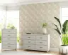 Subtle Beige Folk Tile Pattern Wallpaper 7