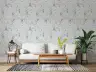 Playful Chinoiserie Monkeys & Cherry Blossom Wallpaper 6