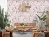 Whimsical Chinoiserie Monkey and Lantern Wallpaper 8