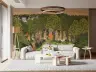 Indian Miniature Vrindavan Forest Wall Mural 7