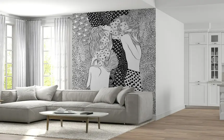 Water Serpents Wall Mural