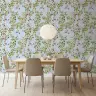 Playful Rococo Monkeys Grapevine Pattern Wallpaper 8