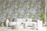 Playful Rococo Monkeys Grapevine Pattern Wallpaper 7