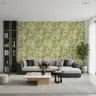 Whimsical Monkey & Grapevine Chinoiserie Wallpaper 8