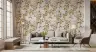 Rococo Style Pink Grapevine Monkey Pattern Wallpaper 8