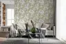 Chinoiserie Monkey Grapevine Pattern Wallpaper 6