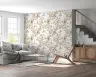 Vintage Watercolor Monkey and Grape Cluster Wallpaper 8