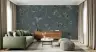 Sophisticated Woodland Animals Grey Botanical Wallpaper 8