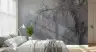 Misty Cherry Blossom Tree Wall Mural 7