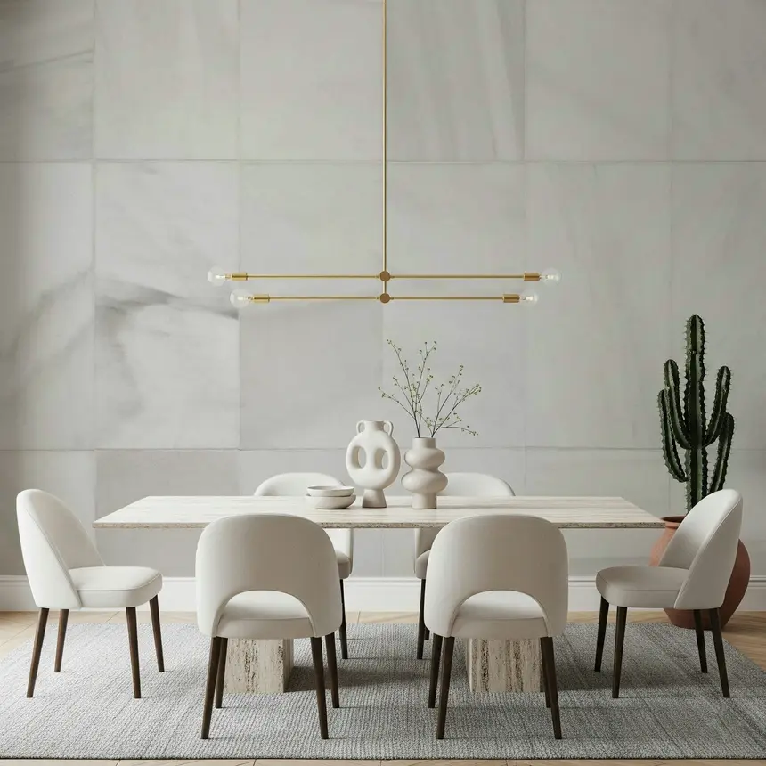 White Stone Blocks Wall Mural -2308177