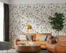 Delicate Watercolor Floral Berry Wallpaper 7