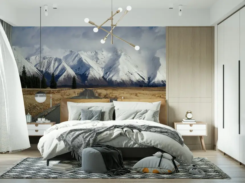 Winter's Road Wall Mural - 2369971