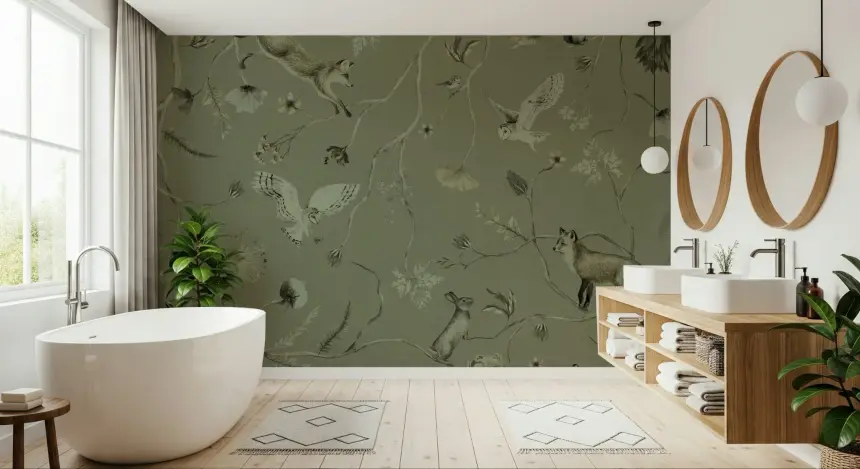 Woodland Whisper Wall Mural