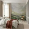 Abstract Countryside Vista Wall Mural 8