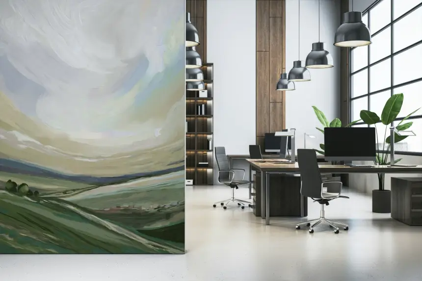 Yorkshire Landscape Oils Wall Mural