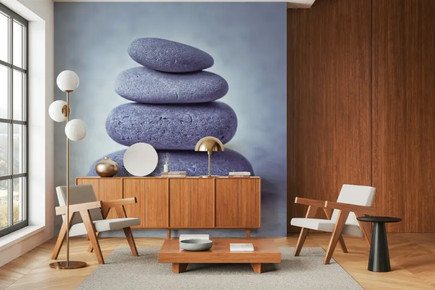 Zen Stone Stack Wall Mural