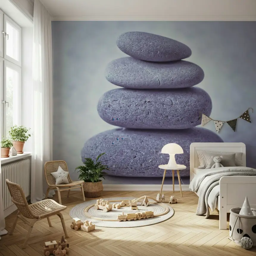Zen Stone Stack Wall Mural