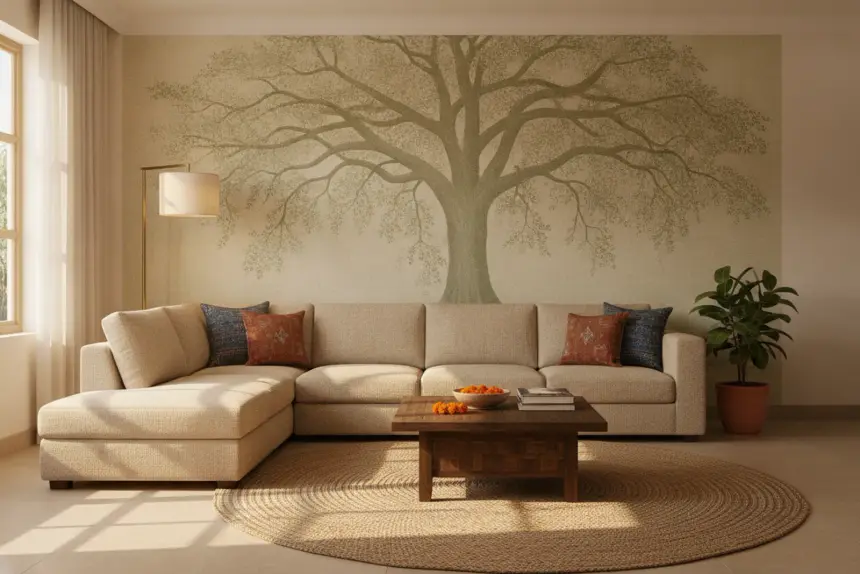 Best Wallpaper for a Living Room (2026): How to Choose Style, Colour, Finish and Wall, With Costs