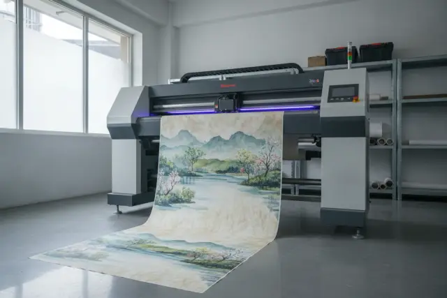 How Custom Wallpaper Is Printed: UV Pigment vs Latex vs Solvent, Resolution, Colour and Durability Explained